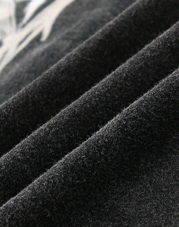 Acid Wash Gothic Bat Wing Oversized T-Shirt – Streetwear Edition